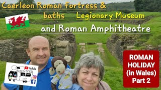 305 Caerleon Castle Roman Fortress and Baths Legionary Museum and Roman Amphitheatre Wales [upl. by Hoshi]