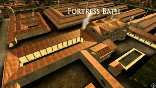 Animation of ancient Roman Fort in Caerleon Wales [upl. by Atinna]