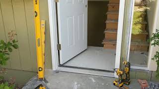 Jeld Wen Front Door Installation  Really crappy products and craftsmanship PART 1 [upl. by Crawley]