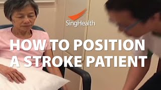 How To Position A Stroke Patient [upl. by Nilrev]