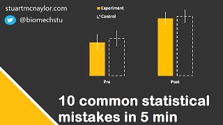 Ten Statistical Mistakes in 5 Min [upl. by Denoting]