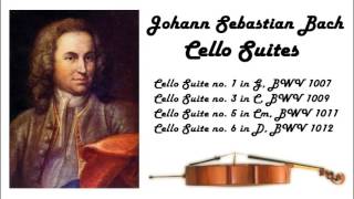 Johann Sebastian Bach  Cello suites in 432 Hz great for reading or studying [upl. by Anuaek766]