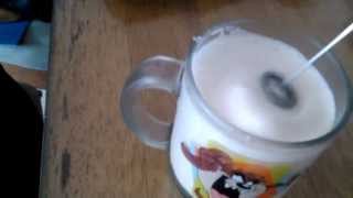 Aerolatte Review Frothing Cold Milk In Under 1 Minute [upl. by Anir]