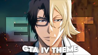 Aizen x Urahara  GTA IV Theme Edit [upl. by Weil]